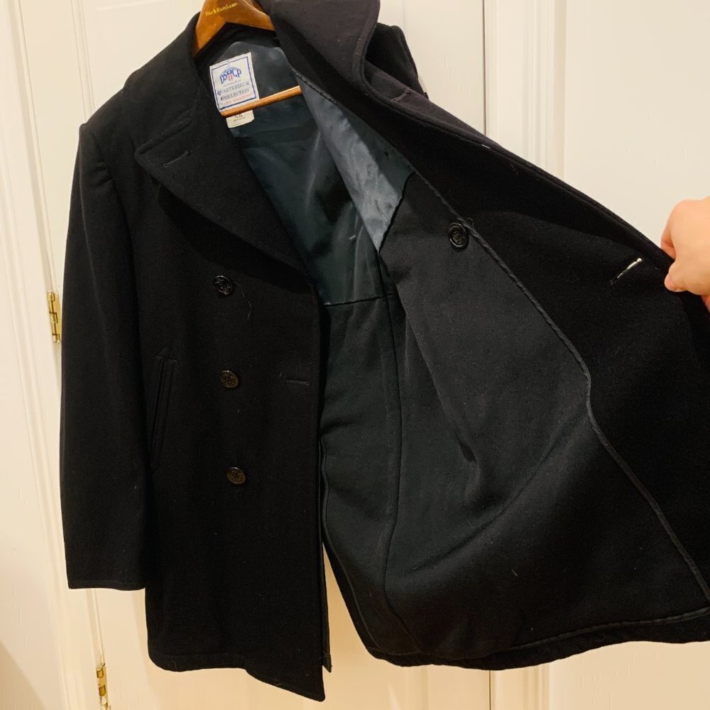 DSCP Quarterdeck Collection Genuine Navy Issue Wool Pea Coat Size 42XL MINT!!! - Picture 9 of 16